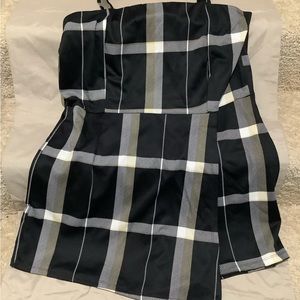 Skort with knee high boots will work